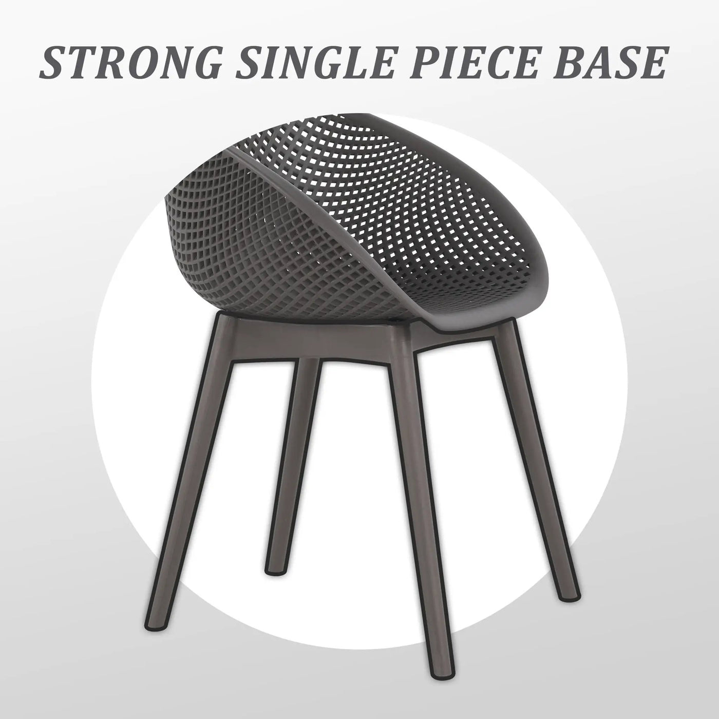Modern Lounge Chair Set With Round Table by HouseOfZazla