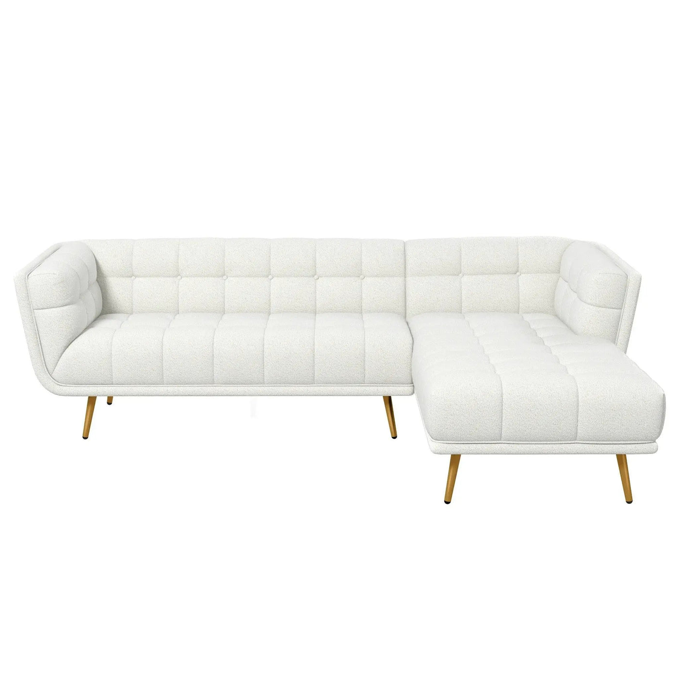 Addison - L Shape Sectional Sofa Tufted by HouseOfZazla