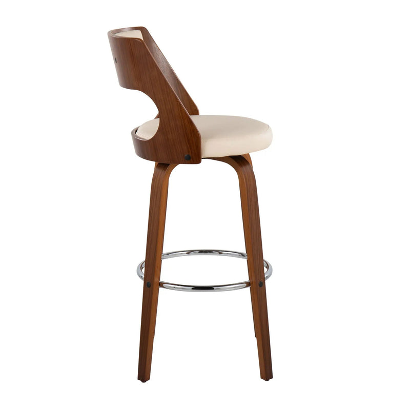 Cecina - Mid-Century Modern Barstool With Swivel (Set of 2) by Unique Piece Furniture
