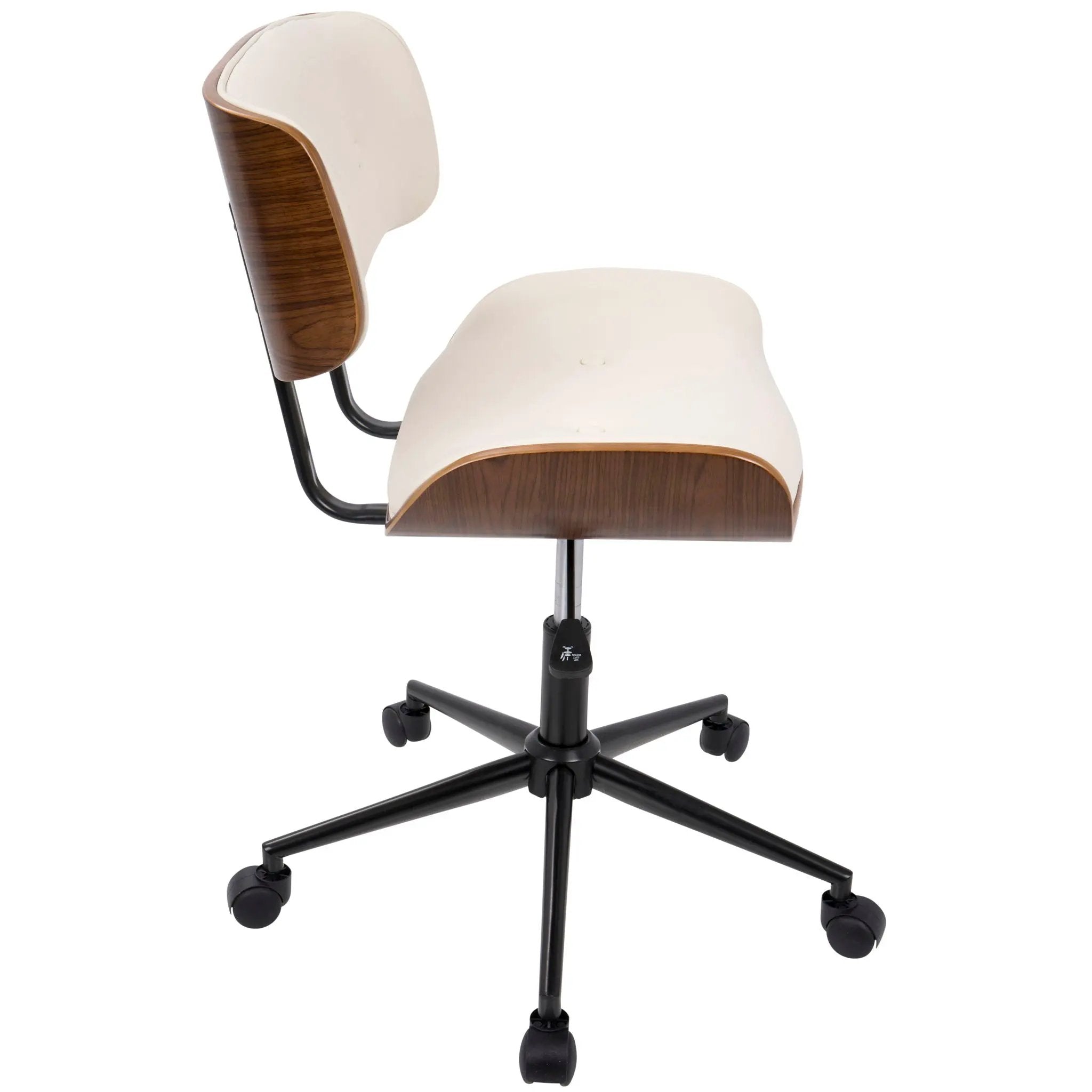 Lombardi - Mid Century Modern Adjustable Office Chair With Swivel by Unique Piece Furniture