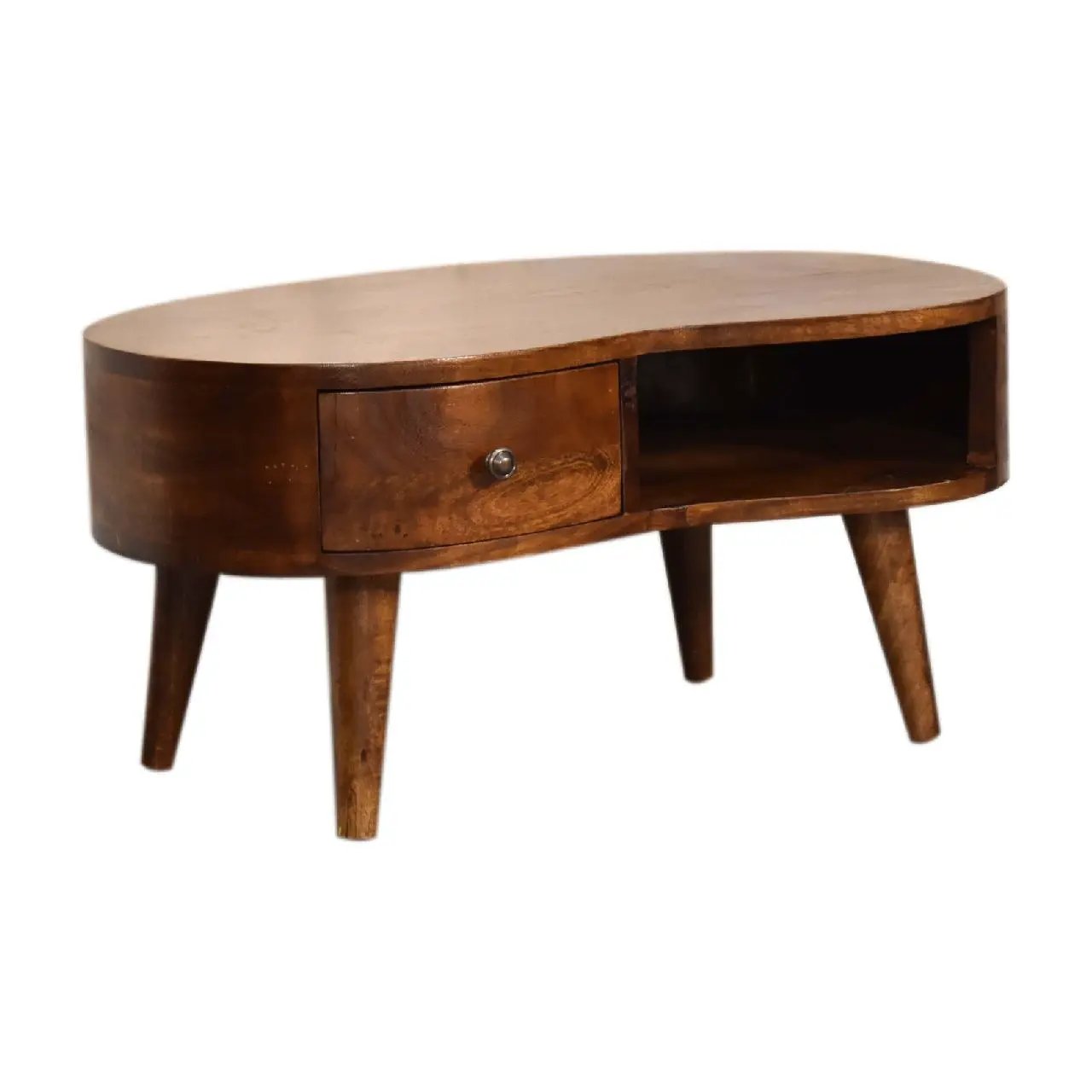 Wave Coffee Table With 1 Drawer by Unique Piece Furniture