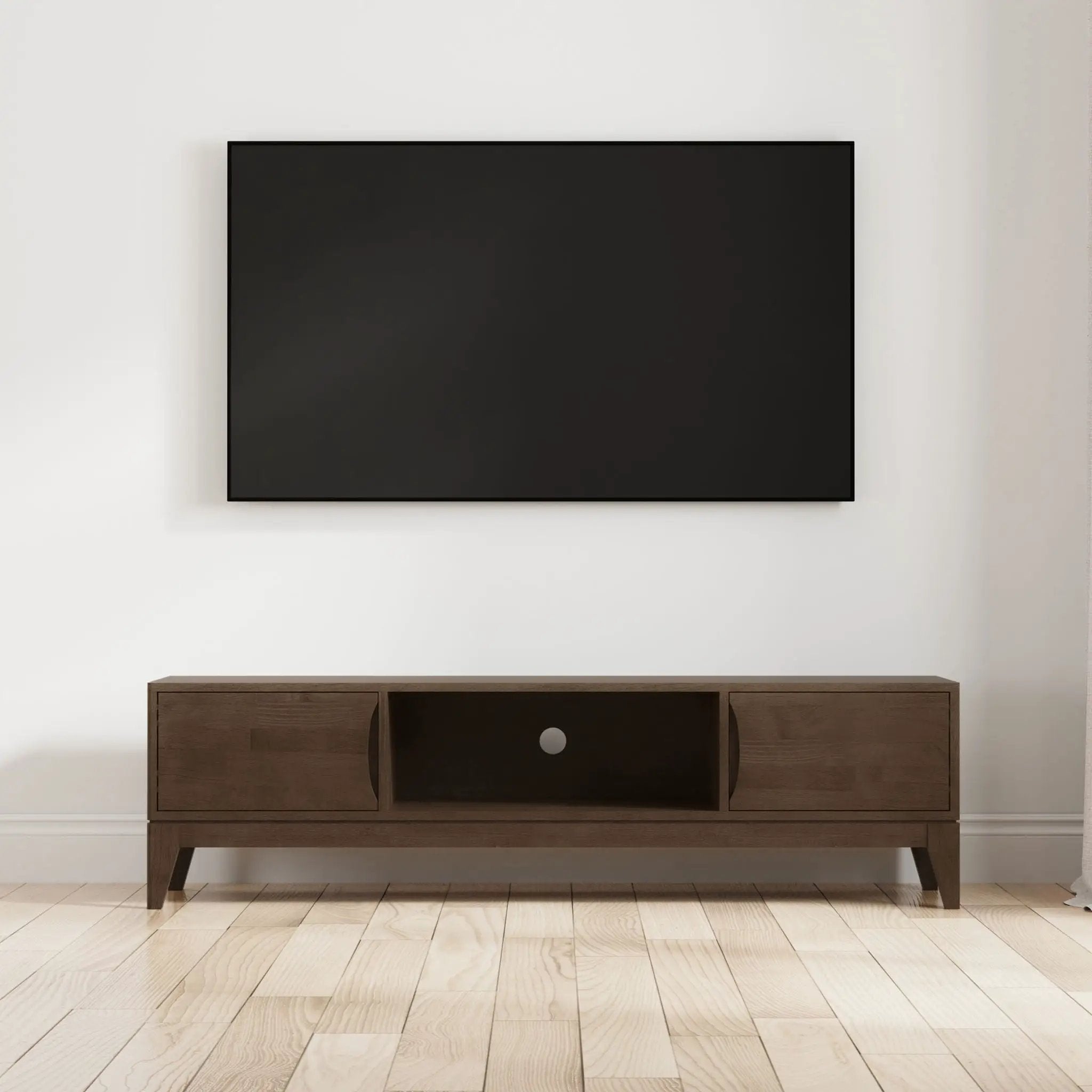 Harper - Low TV Media Stand - Walnut Brown by Unique Piece Furniture