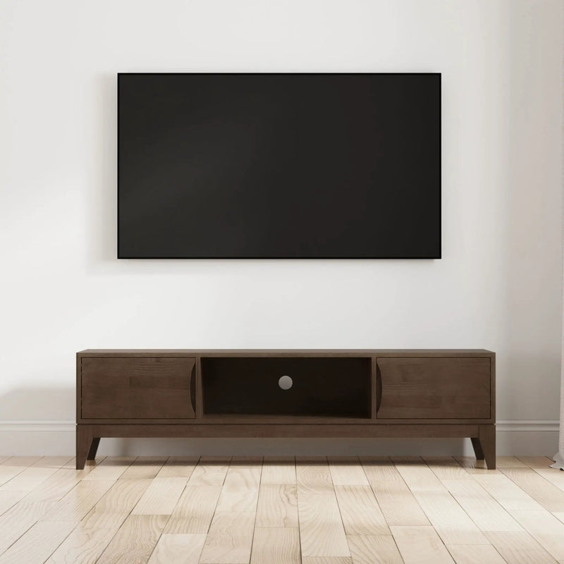 Harper - Low TV Media Stand - Walnut Brown by Unique Piece Furniture