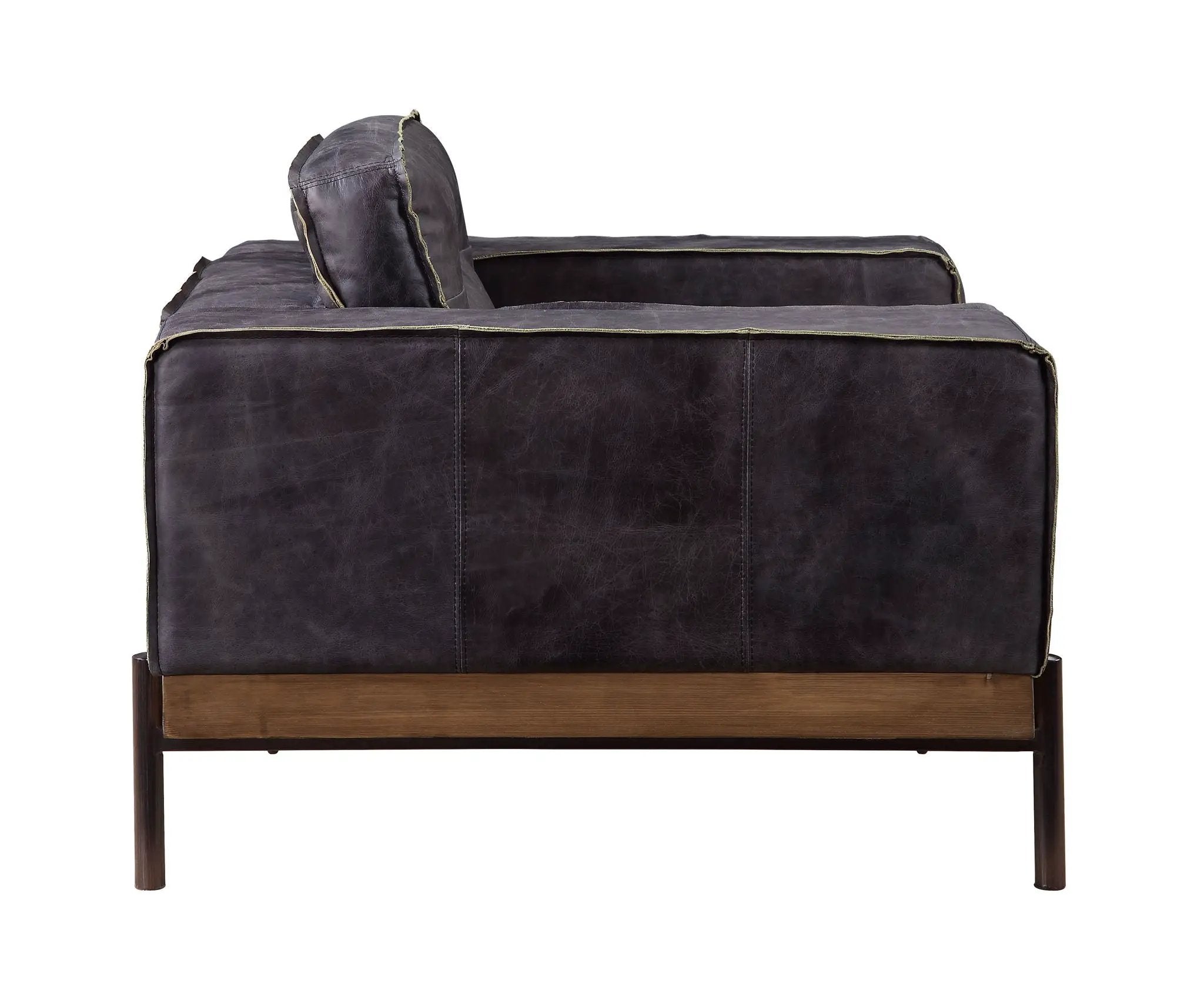 Silchester - Chair - Antique Ebony Top Grain Leather by Unique Piece Furniture