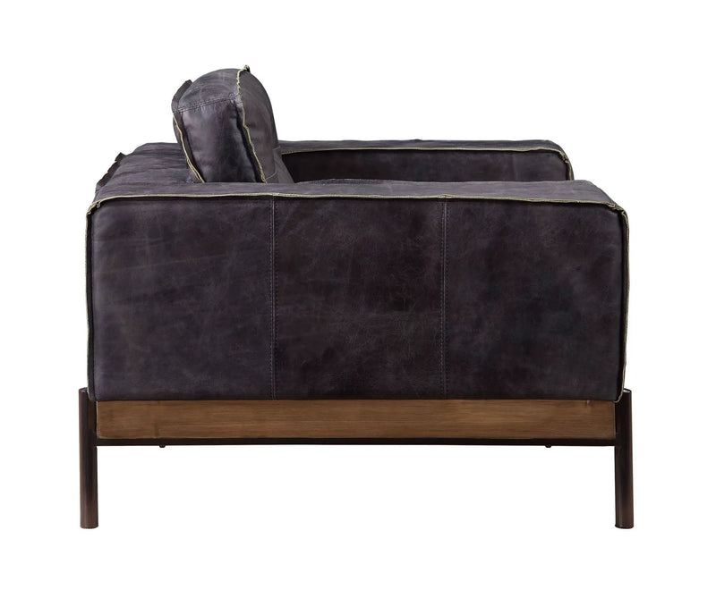 Silchester - Chair - Antique Ebony Top Grain Leather by Unique Piece Furniture