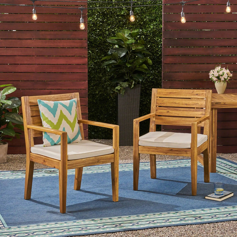 Outdoor Elegant Design Dining Chair (Set of 2) by HouseOfZazla