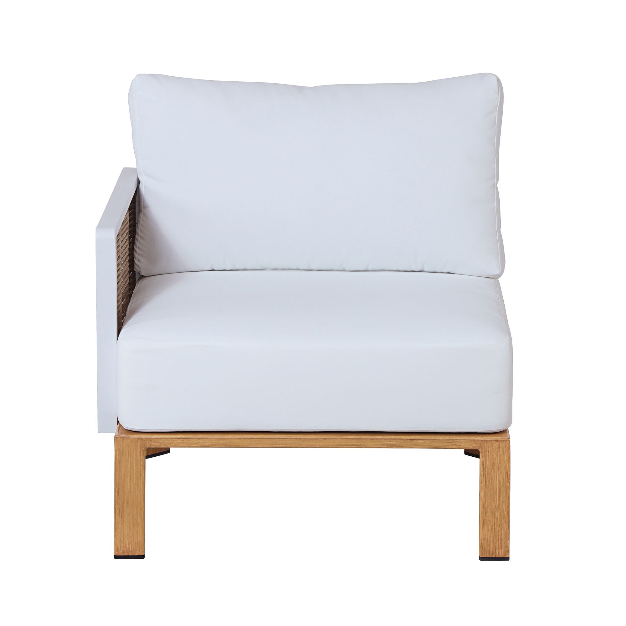 Vine - 4 Piece Outdoor Conversation Set - White by HouseOfZazla