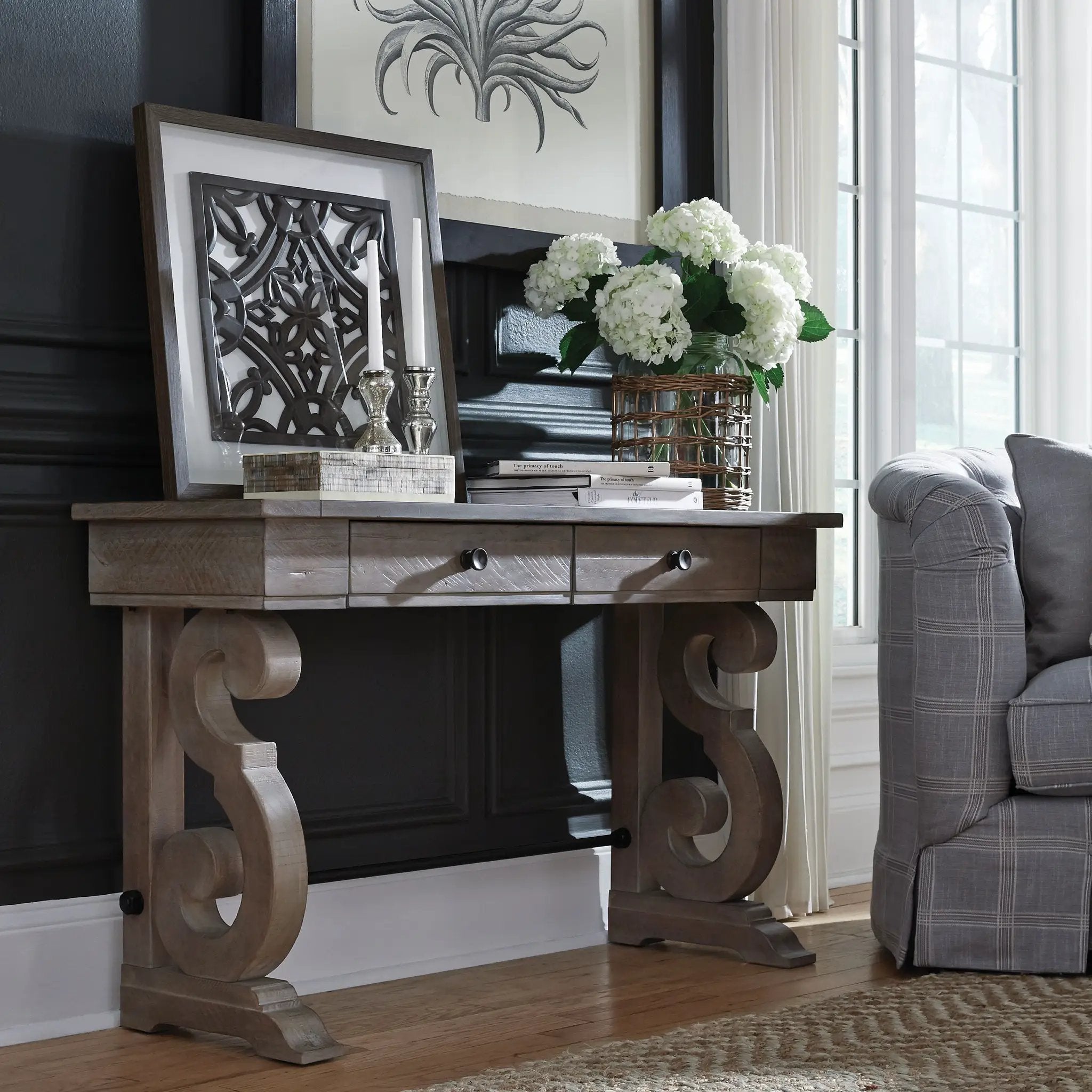 Tinley Park - Rectangular Sofa Table - Dove Tail Gray by Unique Piece Furniture