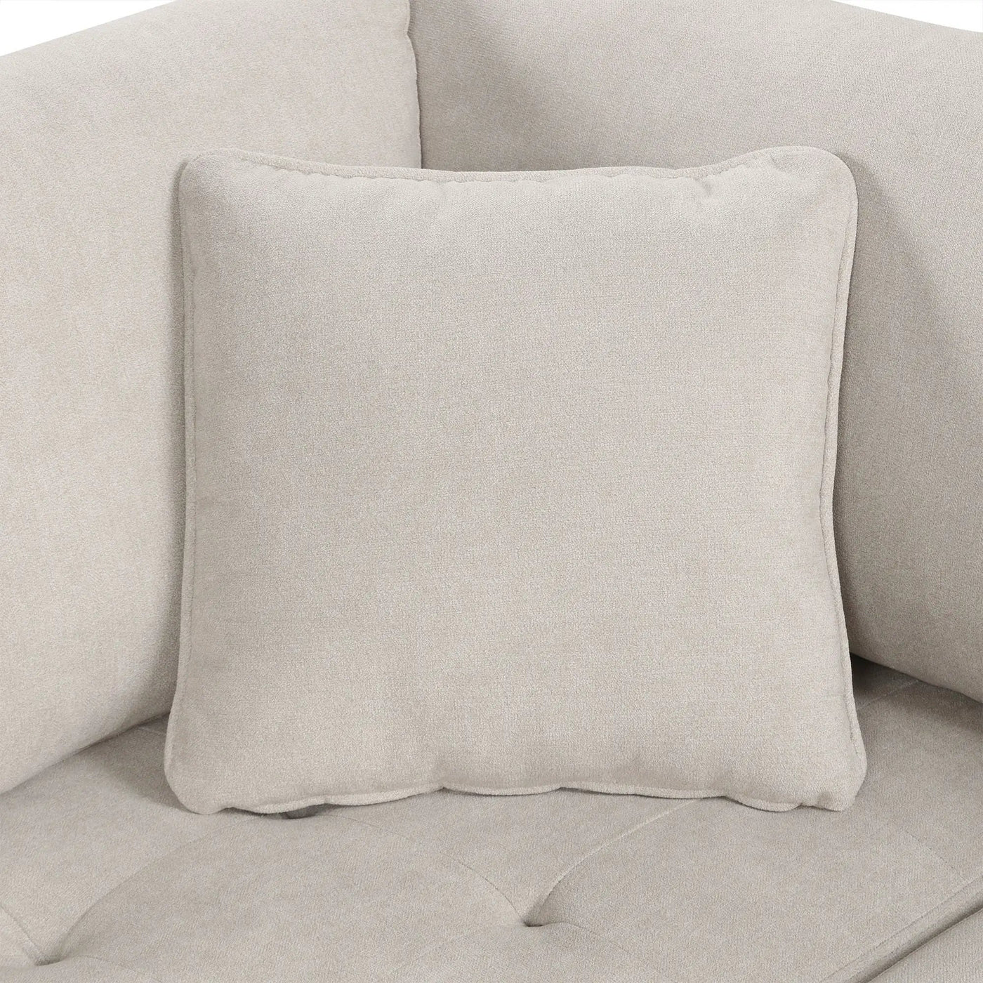 Oversized Sectional Sofa U-Shaped Sofa Couch Pull-Out Sofa Bed With Two Throw Pillows For Living Room by HouseOfZazla