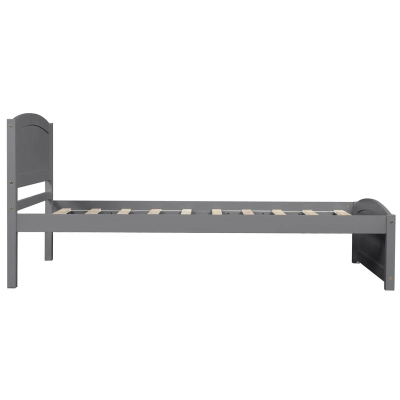 Platform Bed & Headboard, Footboard And Wood Slat Support by HouseOfZazla
