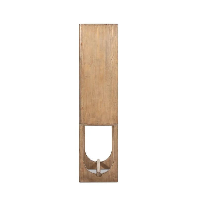 Nolan - Bar Cabinet With Wine Storage - Brown by HouseOfZazla