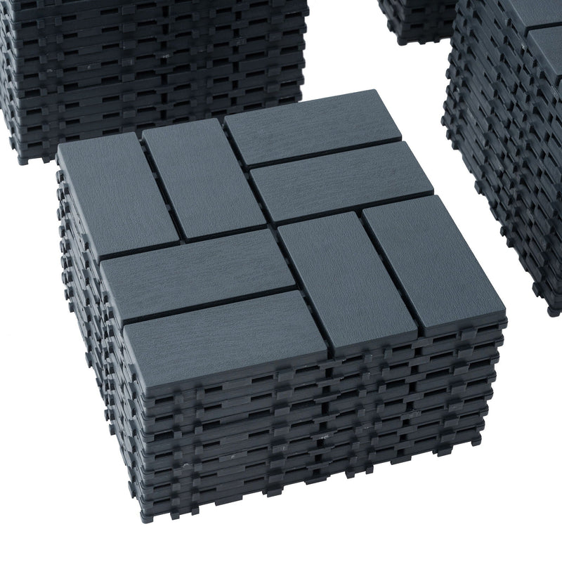 Interlocking Deck Tiles, 44 Pack by HouseOfZazla