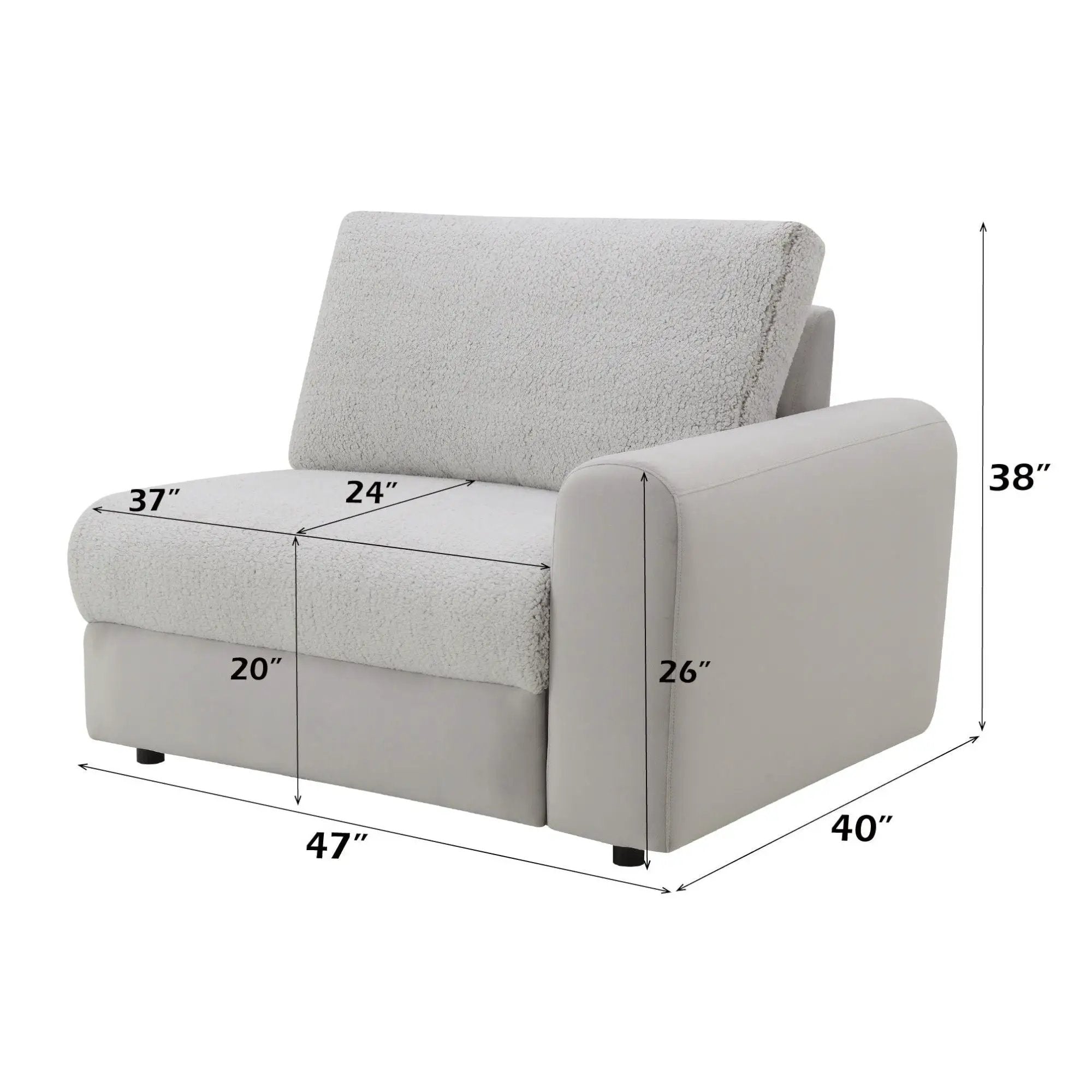 Tarrance - Modular Power Recliner Sectional - Gray by HouseOfZazla