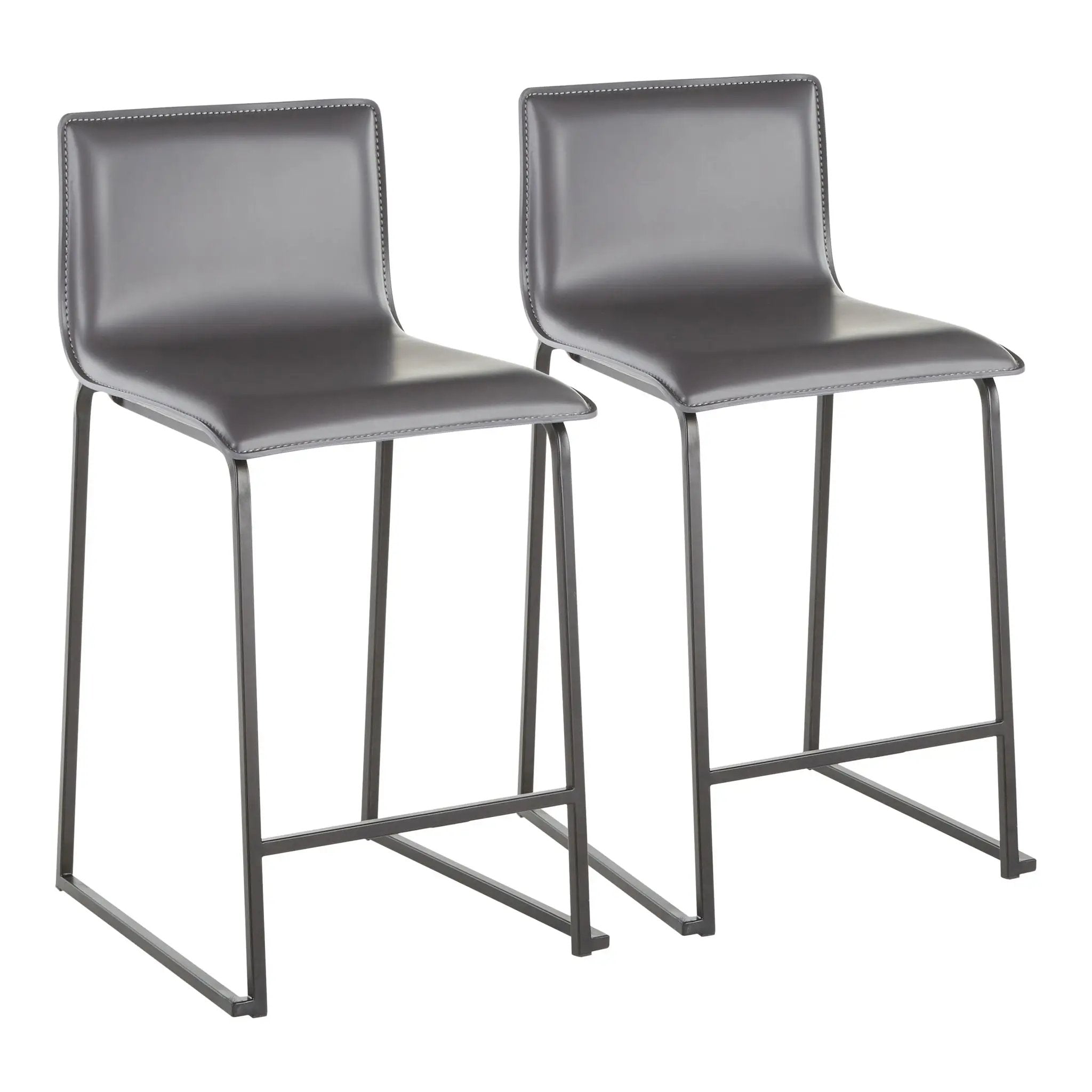 Mara - Upholstered Contemporary Counter Stool (Set of 2) by HouseOfZazla