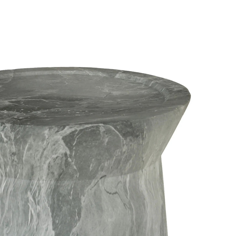Round Outdoor End Table - Marble by Unique Piece Furniture