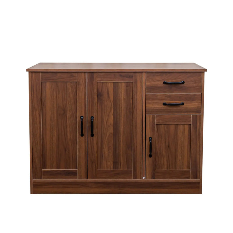 Modern Wood Buffet Sideboard with 2 Doors, 1 Storage & 2 Drawers by HouseOfZazla
