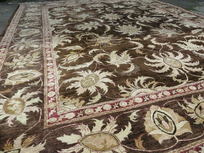 13' X 16' Vintage Handmade Peshawar Oushak Wool Rug Carpet Nice by Jewel Rugs