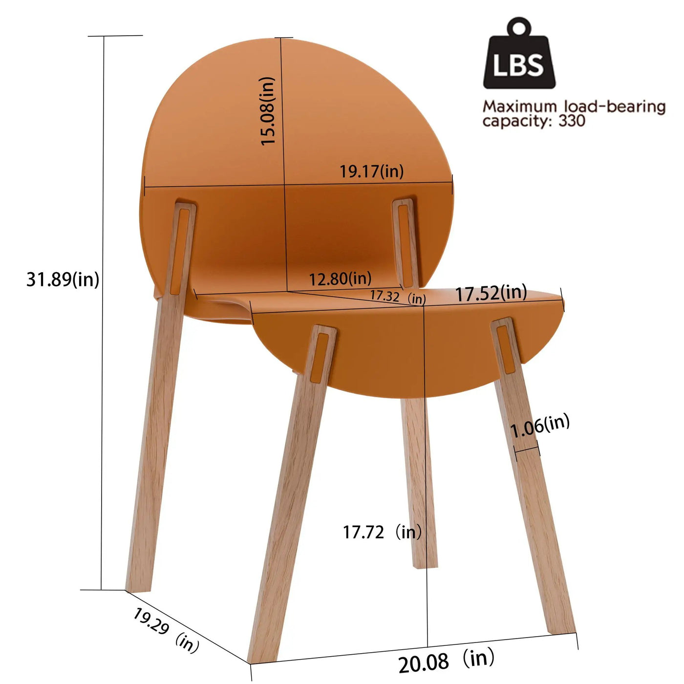 4 Piece Set Of Single Chairs With A Design Combining Modern And Traditional Elements by HouseOfZazla