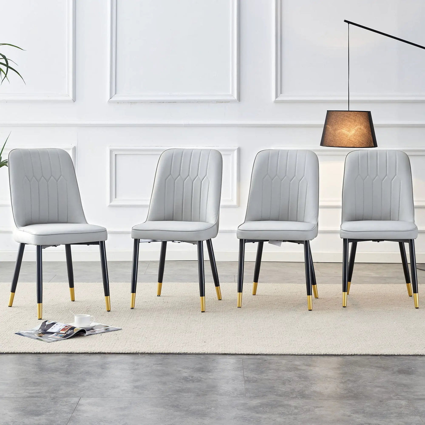 Modern Chair With Metal Legs by HouseOfZazla