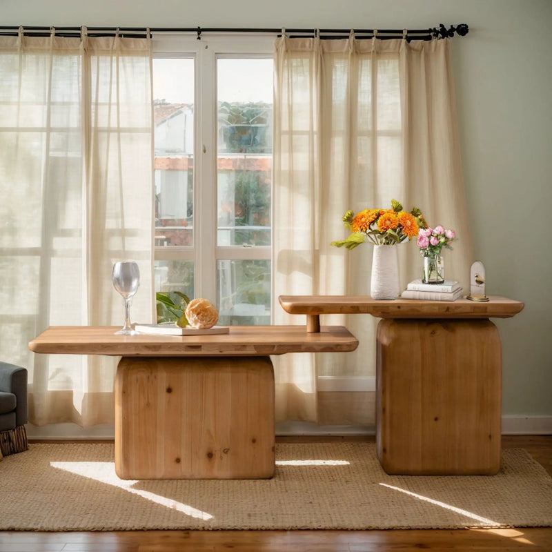 Square Coffee Table Set (Set of 2) by Unique Piece Furniture