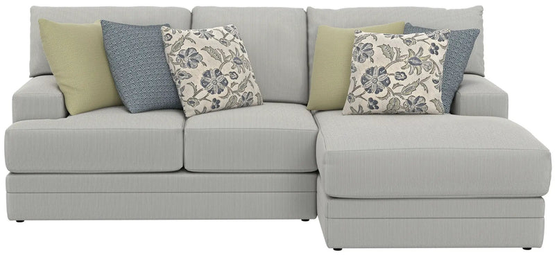 Stockbridge - Sectional With Comfort Coil Seating And 9 Accent Pillows Included by Unique Piece Furniture