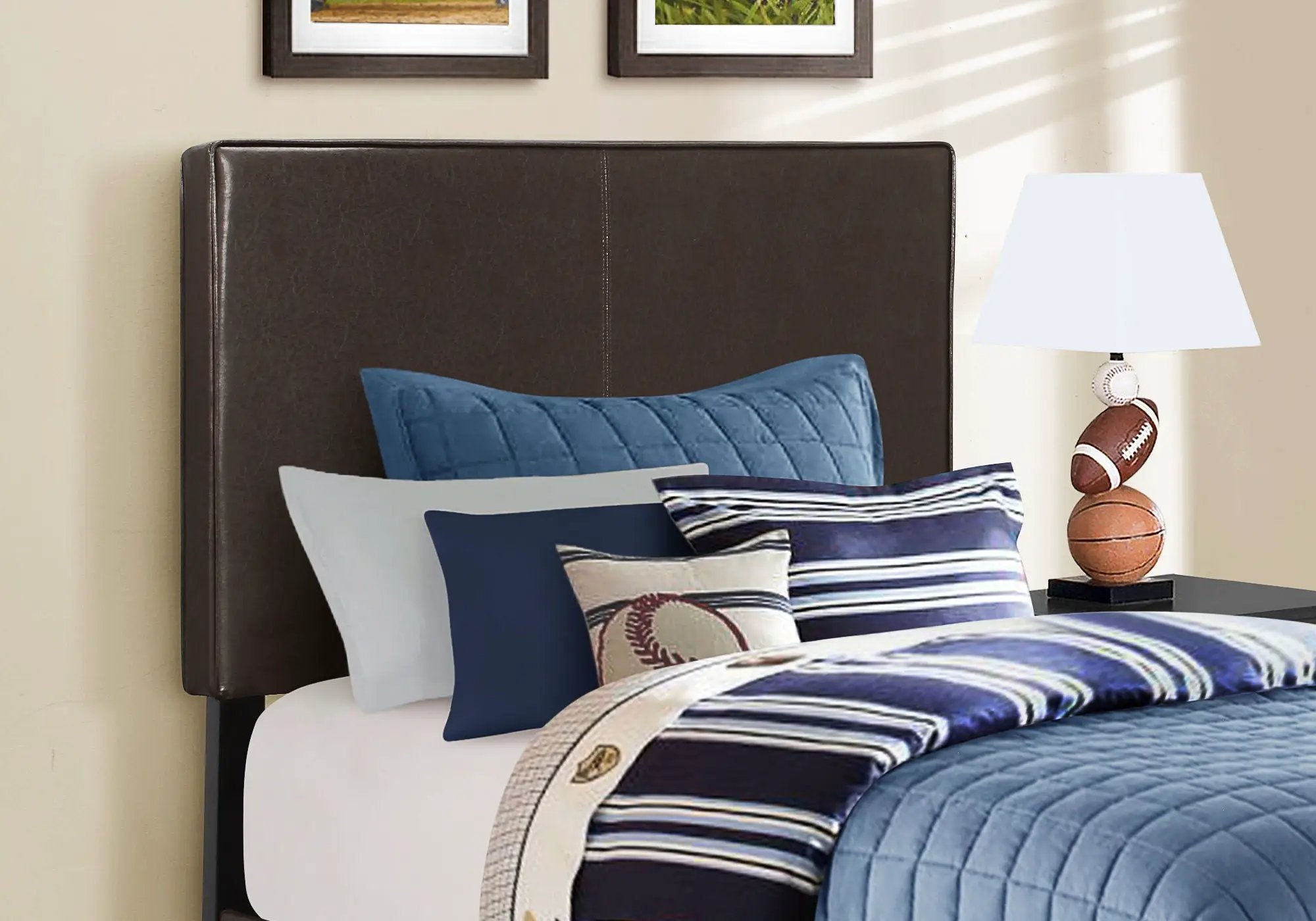 Bed, Upholstered, Transitional by Unique Piece Furniture