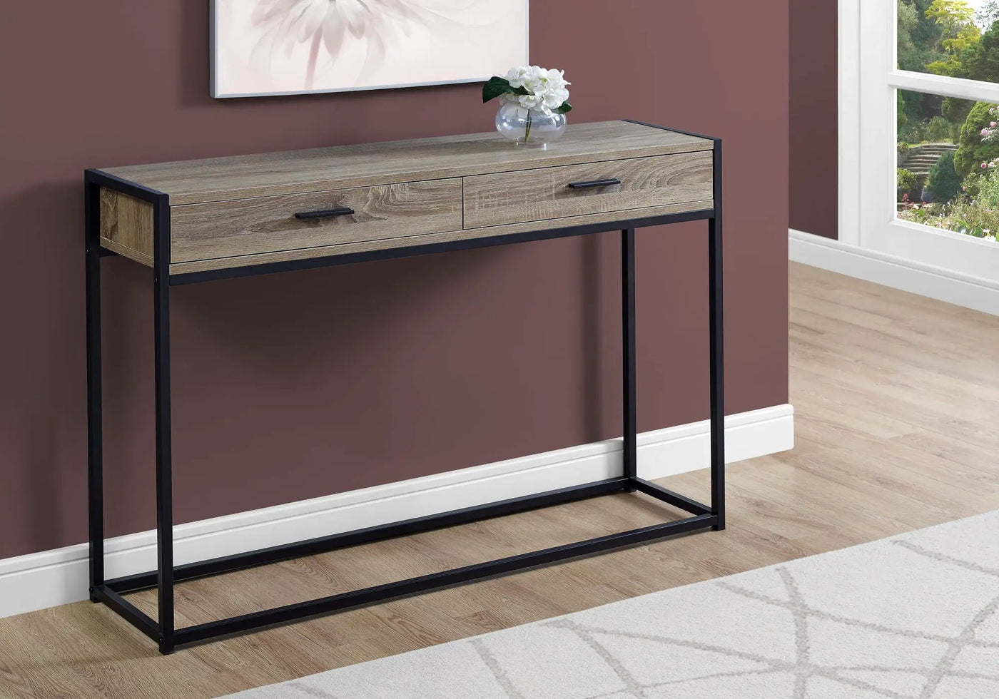 Accent Console Table for Entryway with Storage Drawers by HouseOfZazla