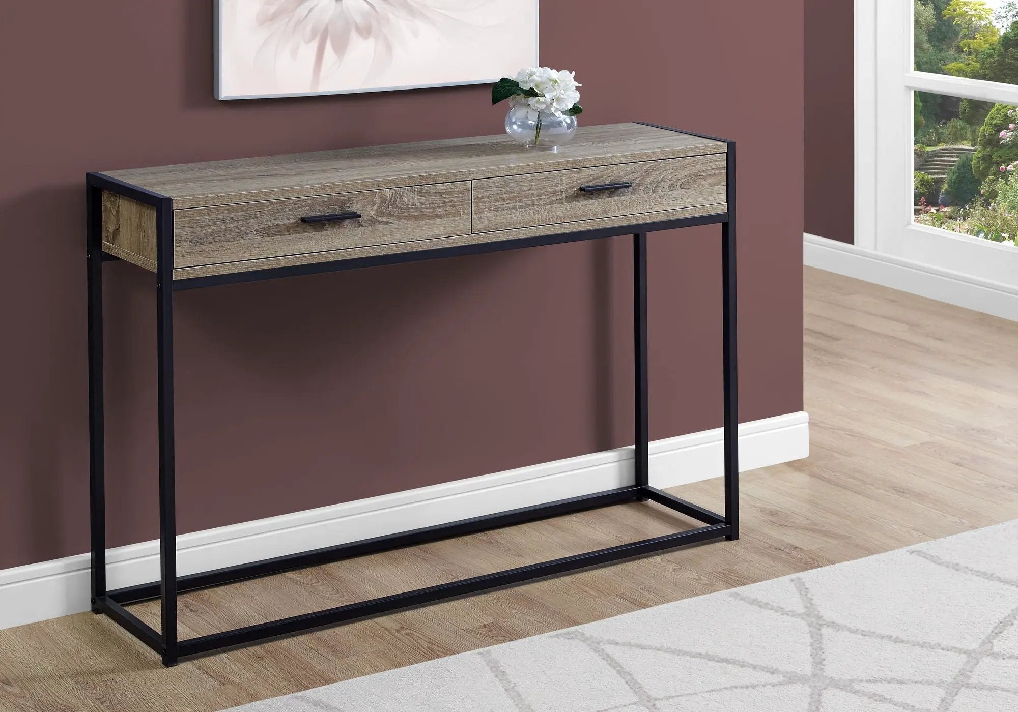 Accent Console Table for Entryway with Storage Drawers by HouseOfZazla