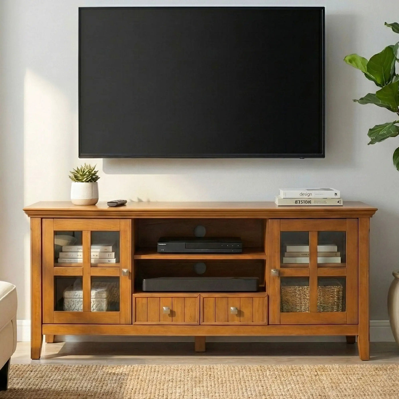 Acadian - TV Media Stand by Unique Piece Furniture