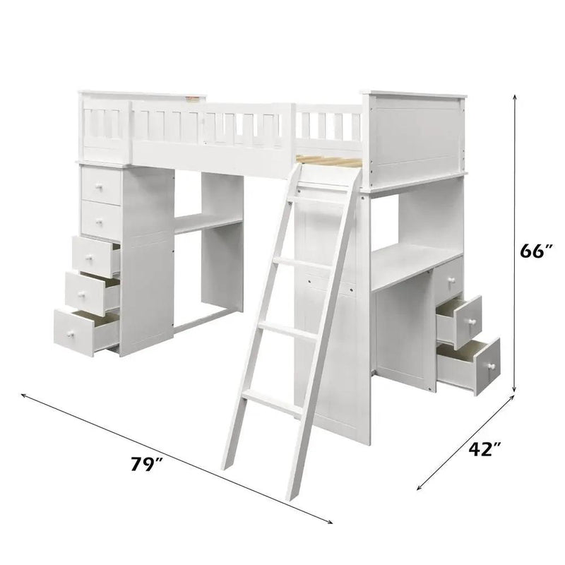 Willoughby - Loft Bed by Unique Piece Furniture