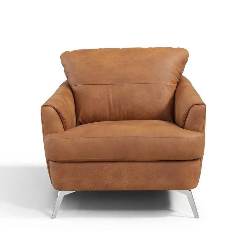 Safi - Chair - Cappuccino Leather by Unique Piece Furniture