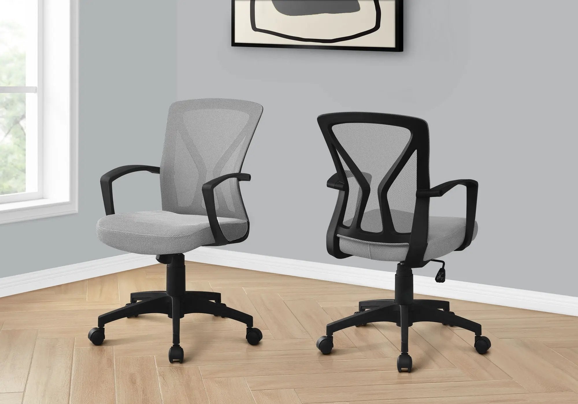 Office Chair, Adjustable Height, Swivel, Ergonomic, Mesh, Contemporary & Modern by Unique Piece Furniture