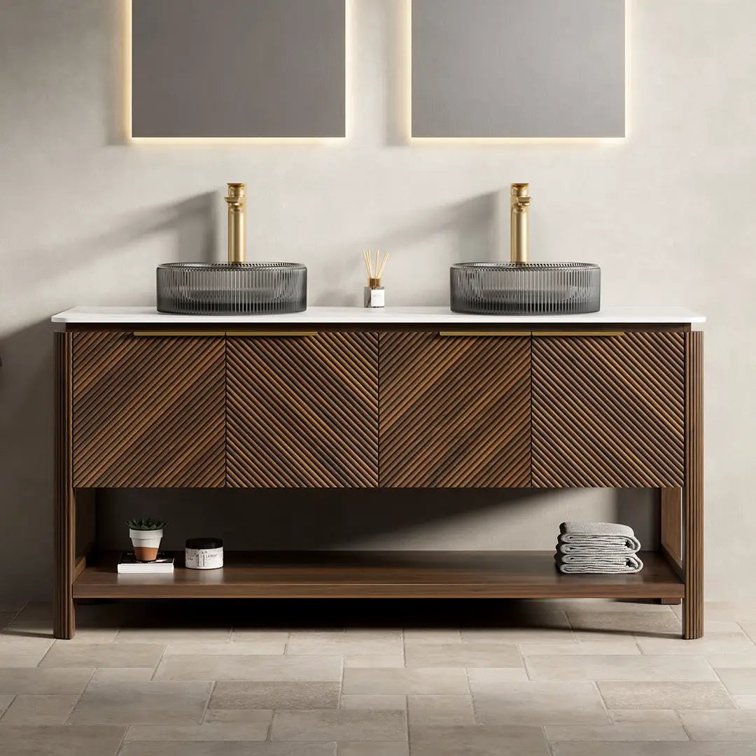 Indigo 60" Bathroom Vanity & Sink by HouseOfZazla