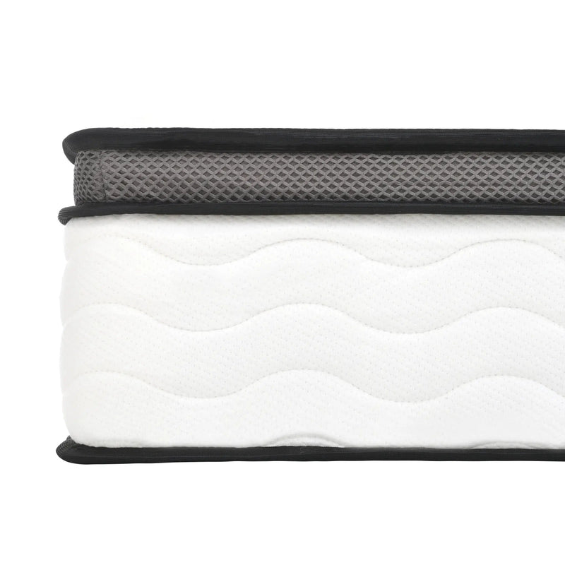 10" Hybrid Medium Firm Mattress With Memory Foam & Pocket Coils by HouseOfZazla