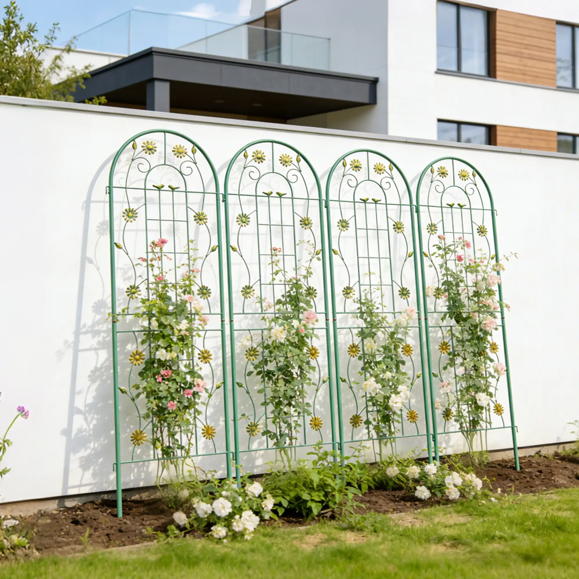 4 Pack Metal Garden Trellis by HouseOfZazla
