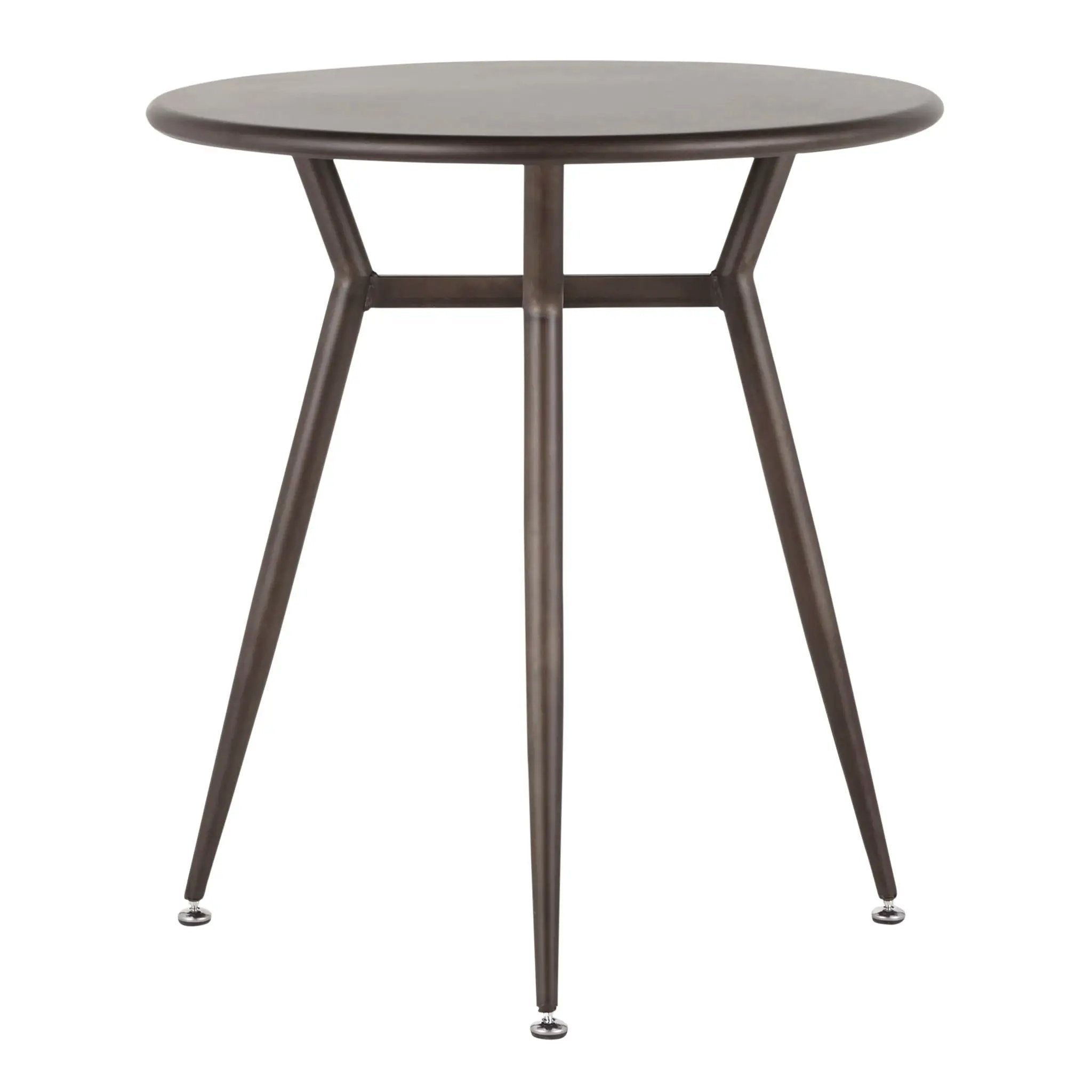 Clara - Industrial Round Dinette Table - Antique by HouseOfZazla
