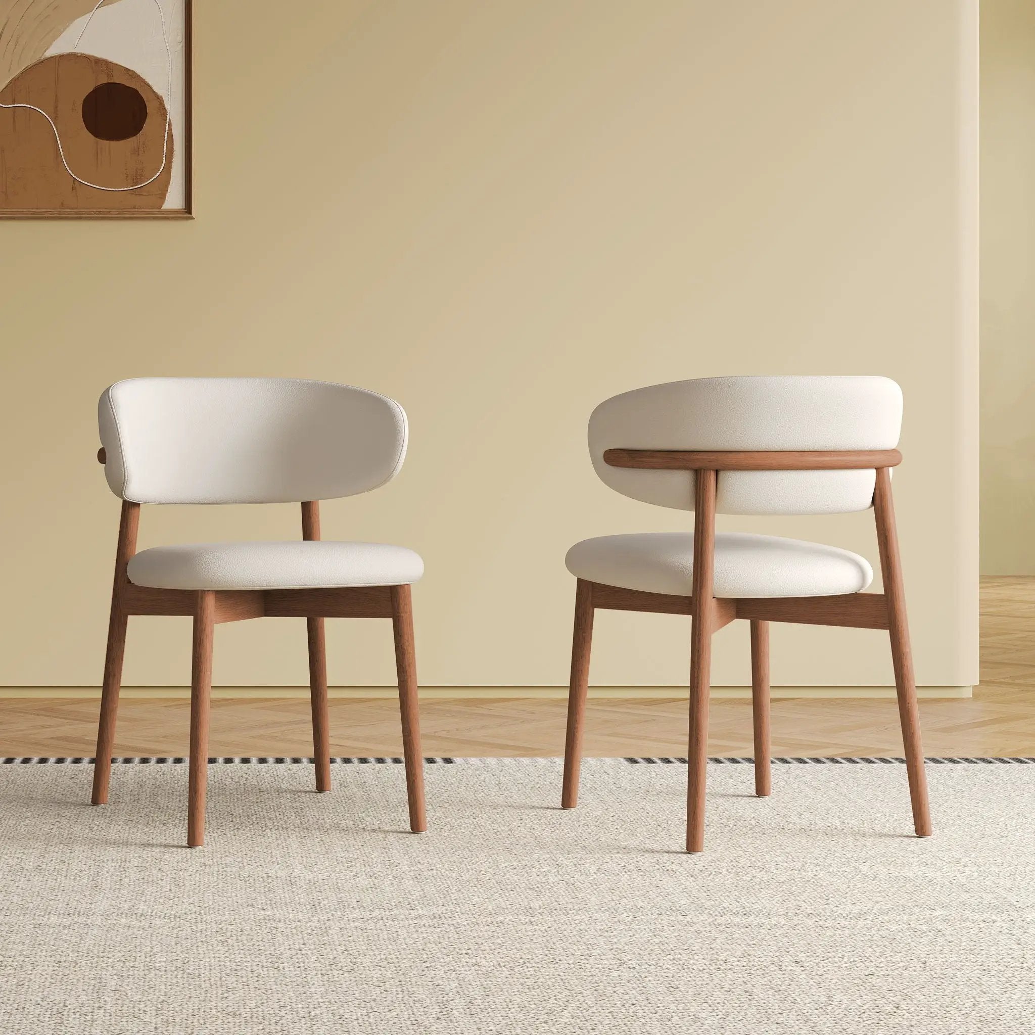 Dining Chairs For Dining Room (Set of 2) - White by HouseOfZazla