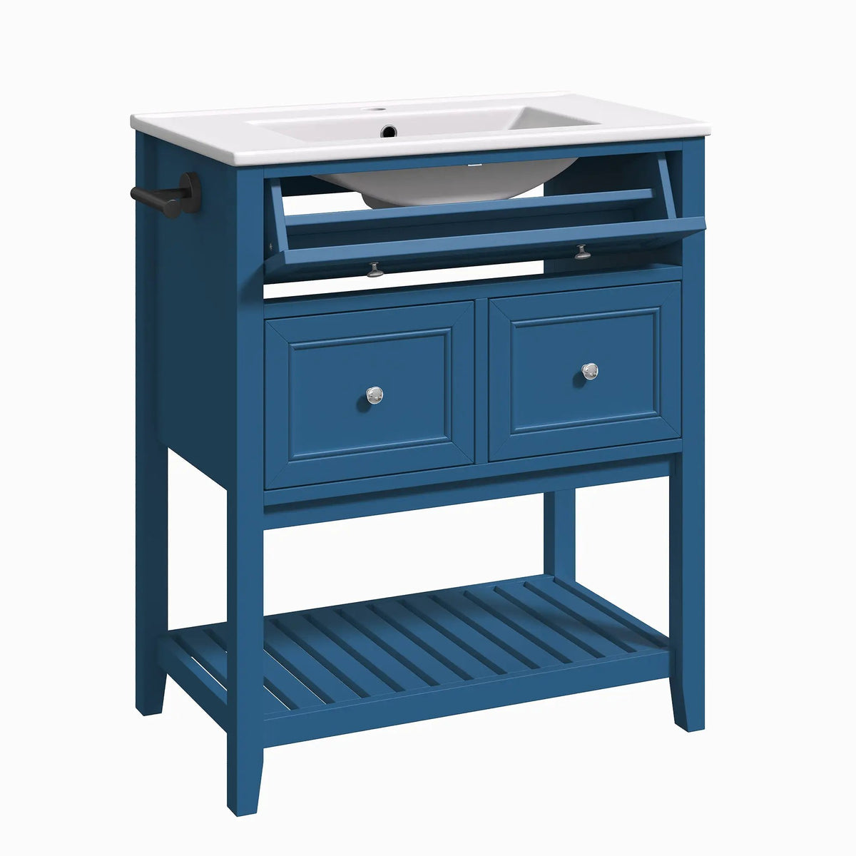 30" Navy Blue Bathroom Vanity by HouseOfZazla