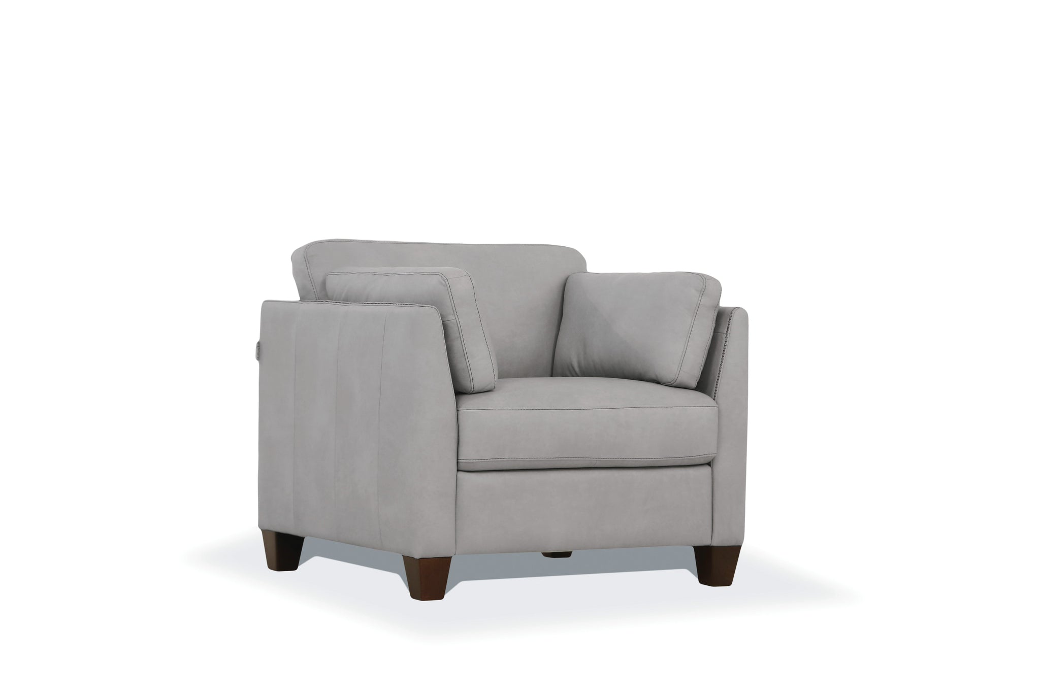 Matias Dusty Leather Chair by HouseOfZazla