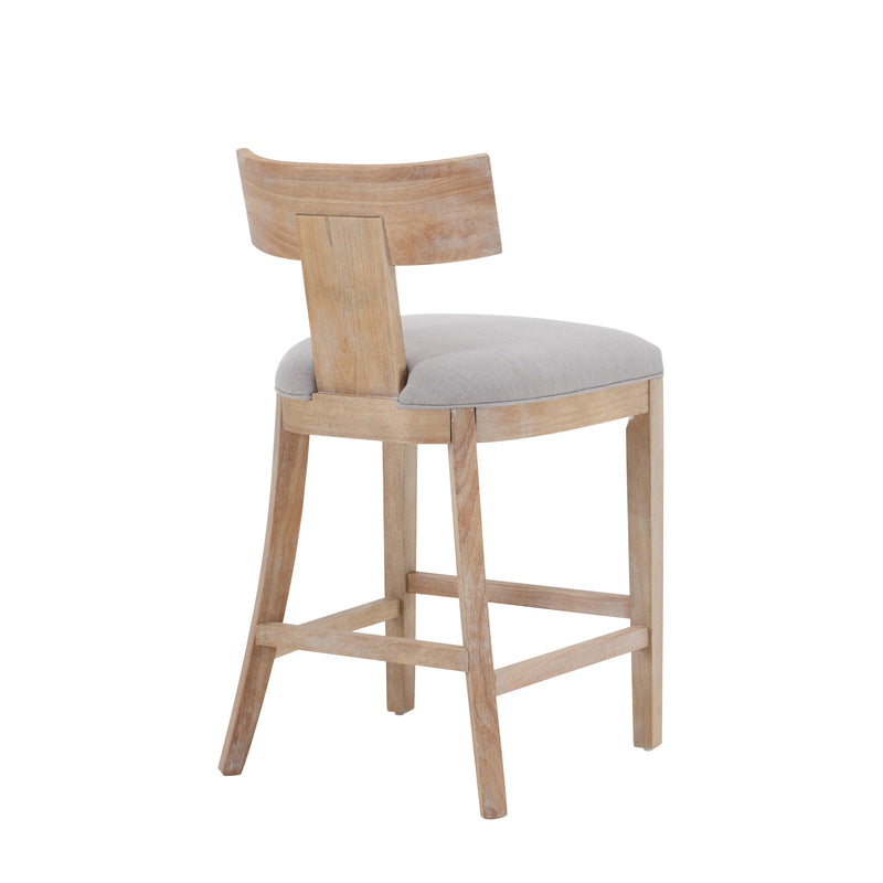 27" Counter Stools Set of 2, Upholstered Counter Height Bar Stools by HouseOfZazla
