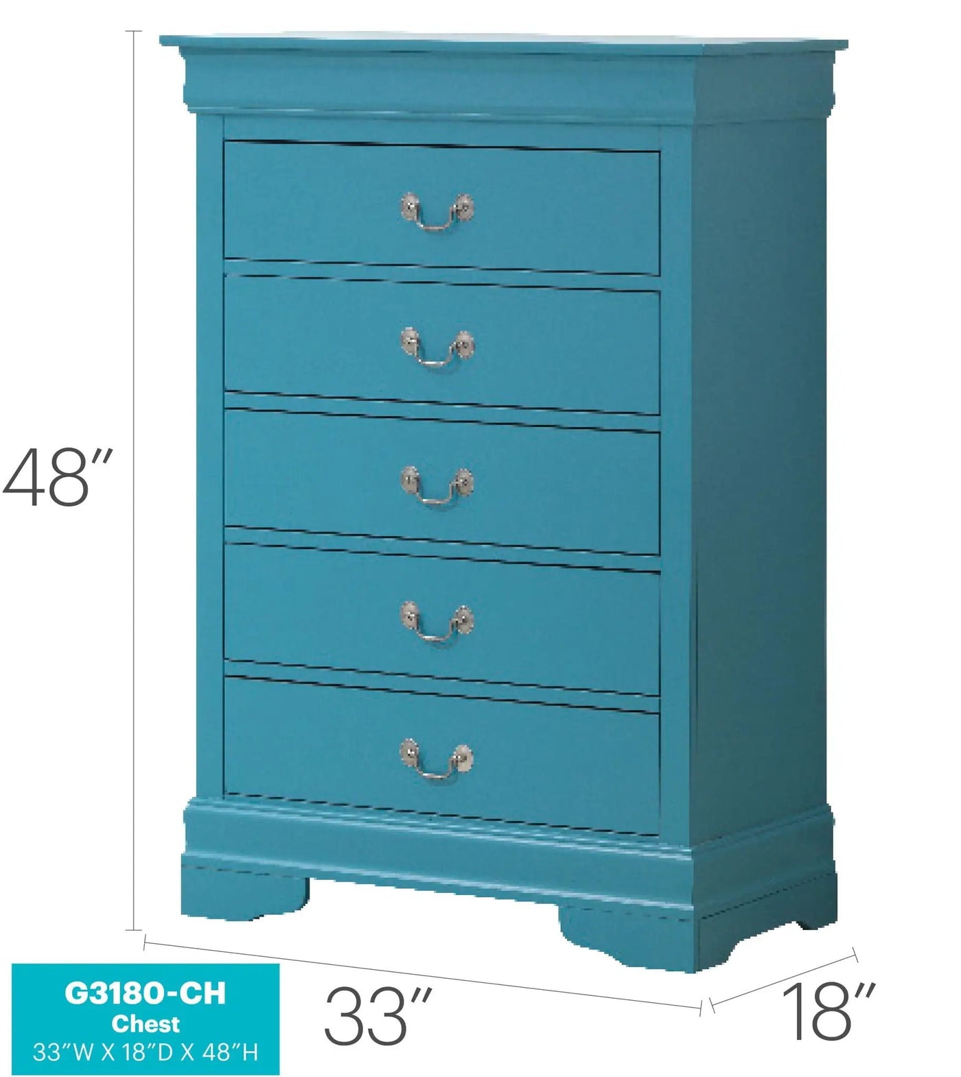 Louis Phillipe - Traditional Style Storage Chest Elegant by HouseOfZazla