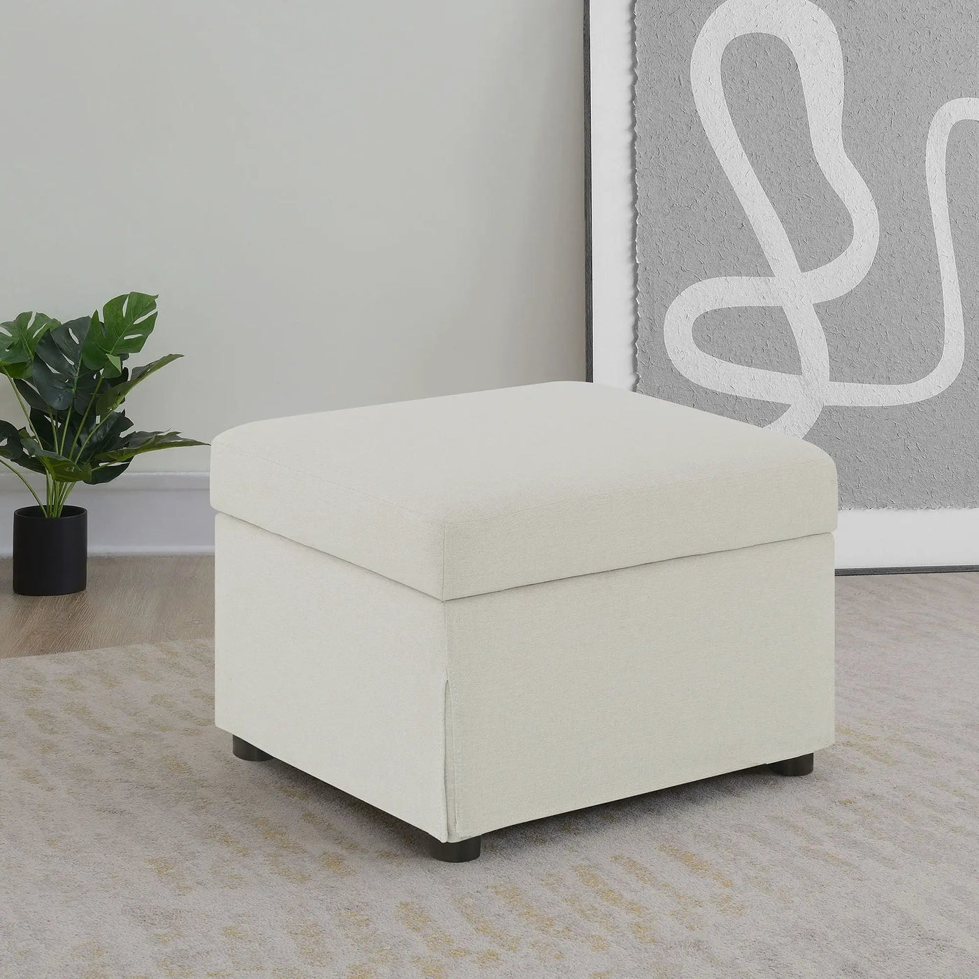 Merced - Lift Top Storage Ottoman by HouseOfZazla