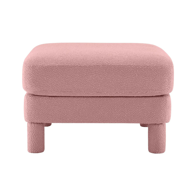 Modern Pink Polyester Ottoman by HouseOfZazla