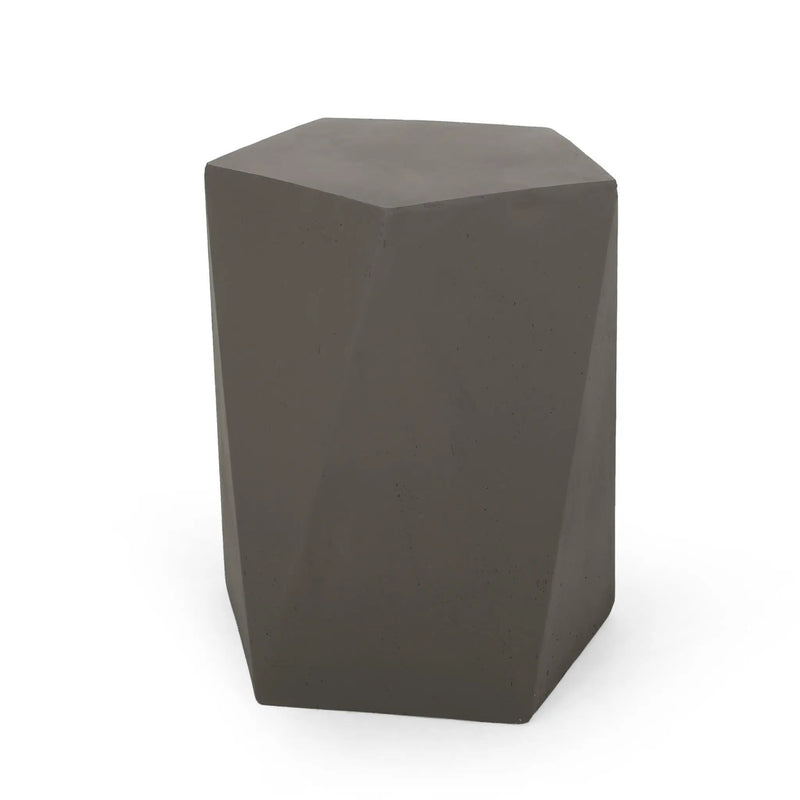 Side Table With Geometric Design by Unique Piece Furniture