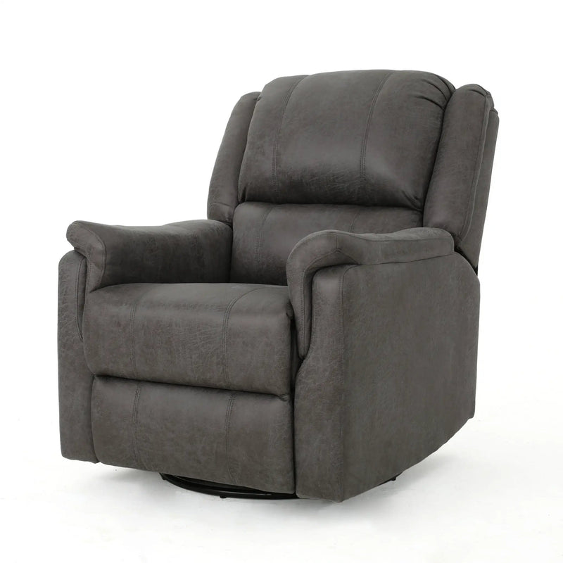 Contemporary Glider Recliner With Swivel Function by Unique Piece Furniture
