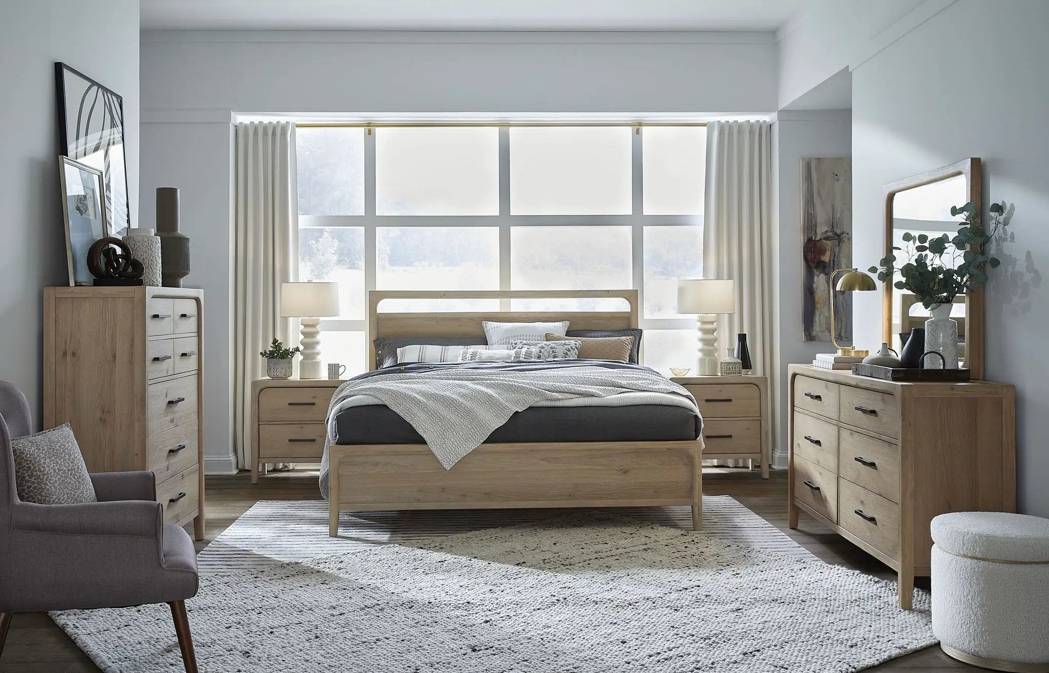 Somerset - Complete Panel Bed by Unique Piece Furniture