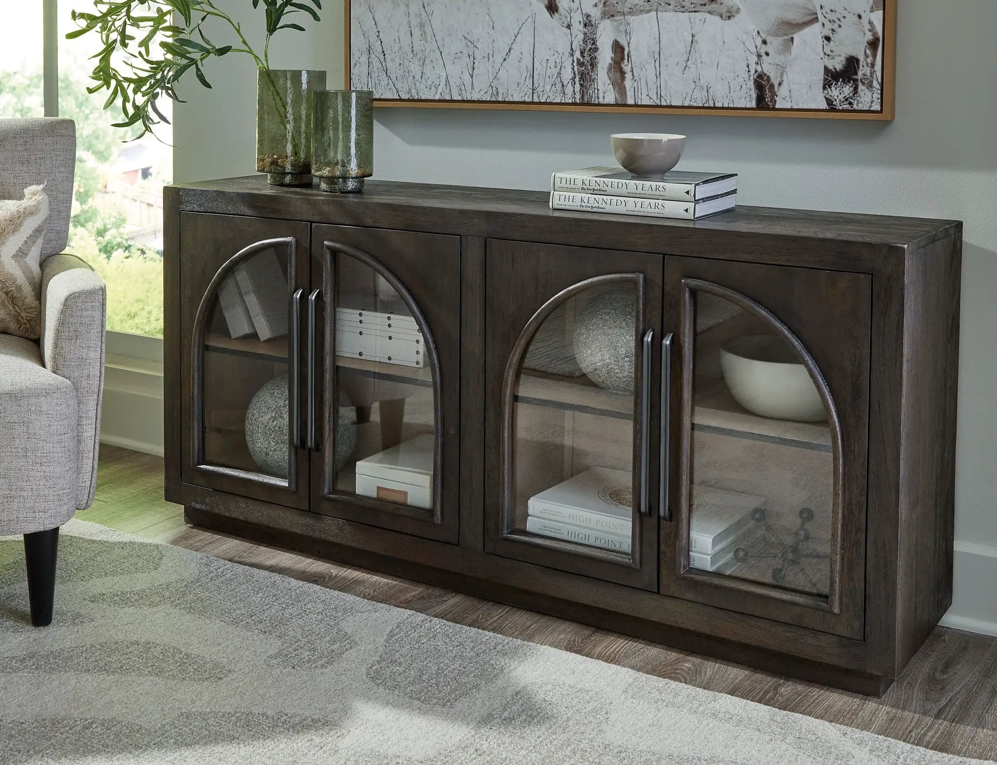 Dreley - Accent Cabinet - Grayish Brown by Unique Piece Furniture