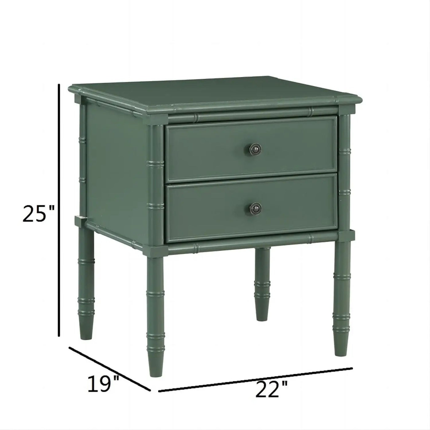Emmett - 2 Drawer Nightstand by HouseOfZazla