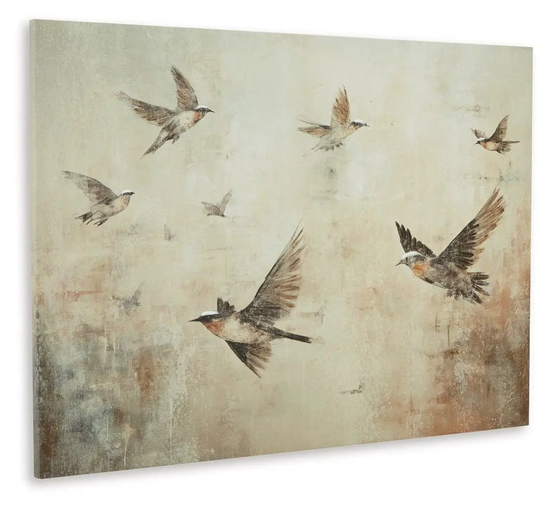 Collmund - Wall Art - Gray / Brown by Unique Piece Furniture