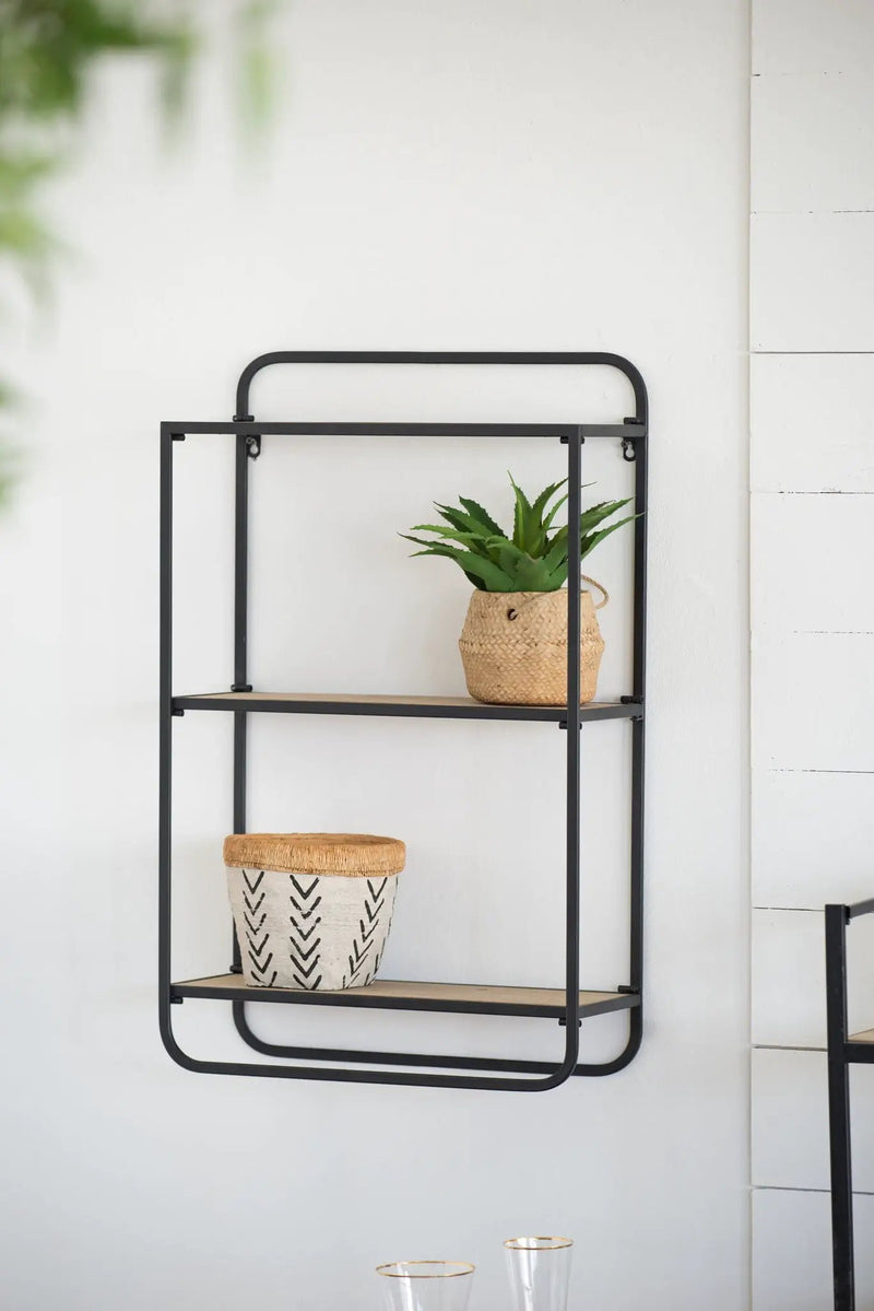 Wall Shelf - Black Brown by Unique Piece Furniture
